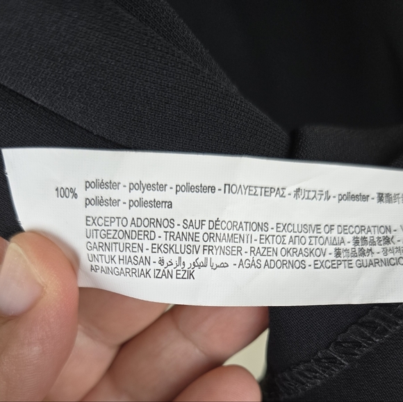 Zara Black Lace Mini Dress Size S - Picture 5 of 6